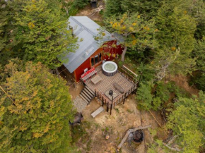 Cabaña en el Bosque con Cine Privado y Jacuzzi